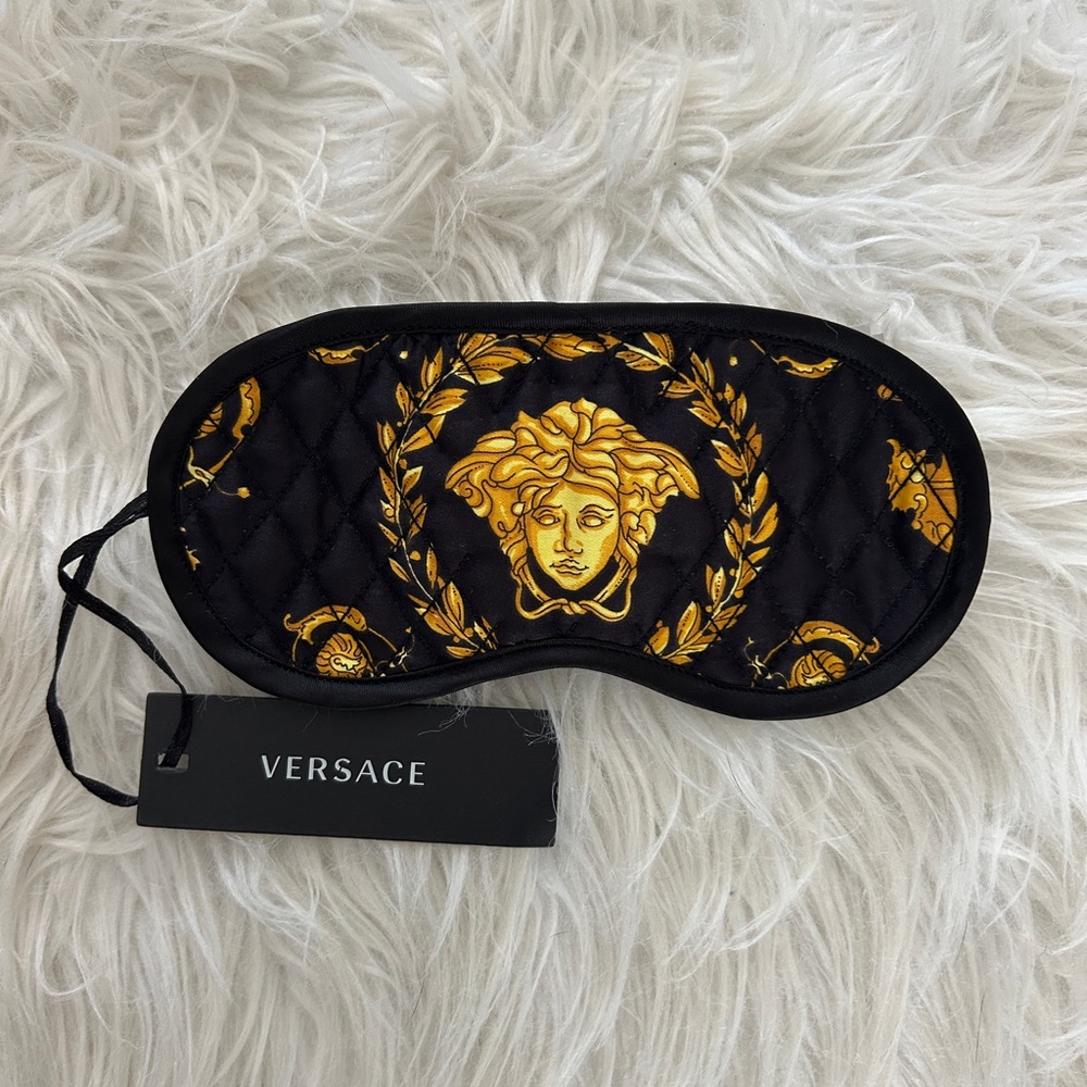 Versace Black and Gold Eye Mask